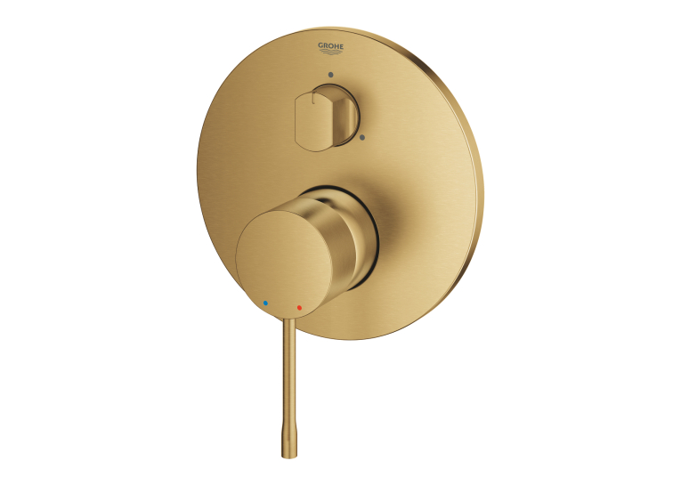 Одноважільний змішувач Grohe Essence на 3 виходи (24169GN1) Золото матове