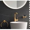 Одноважільний змішувач для раковини Grohe Essence L-Size (24174GN1) Золото матове