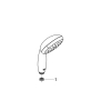 Ручний душ Grohe QuickFix Vitalio Go 100 2 режими струменю (26542000)