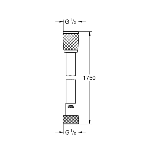 Душевой шланг Grohe Relexaflex 1750 мм (28154002)