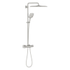 Душевая система с термостатом для настенного монтажа Grohe Rainshower Smartactive 310 (26837DC0) Сталь