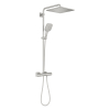 Душевая система с термостатом для настенного монтажа Grohe Rainshower Smartactive 310 (26837DC0) Сталь