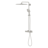Душевая система с термостатом для настенного монтажа Grohe Rainshower Smartactive 310 (26837DC0) Сталь