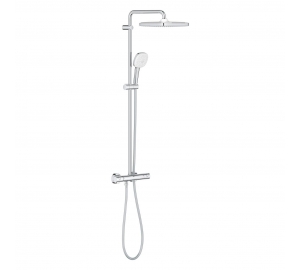 Душевая система з термостатом для настінного монтажу Grohe Tempesta System 250 Cube (26689001)
