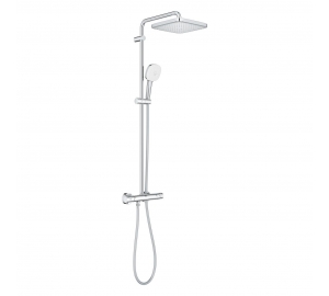 Душевая система з термостатом для настінного монтажу Grohe Tempesta System 250 Cube (26689001)