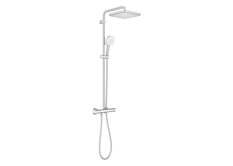 Душевая система з термостатом для настінного монтажу Grohe Tempesta System 250 Cube (26689001)