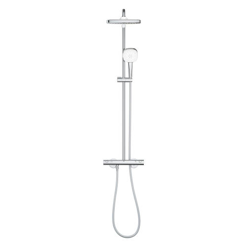 Душевая система з термостатом для настінного монтажу Grohe Tempesta System 250 Cube (26689001)