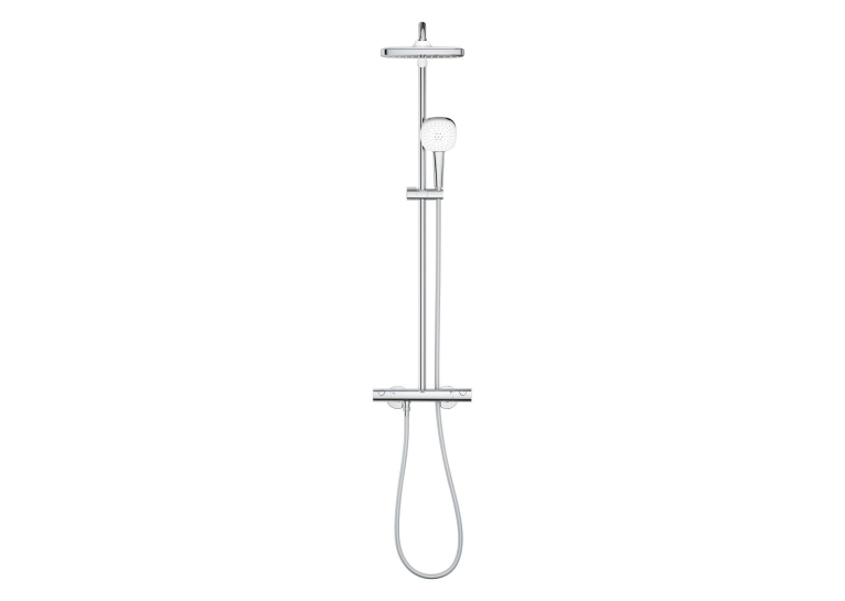 Душевая система з термостатом для настінного монтажу Grohe Tempesta System 250 Cube (26689001)
