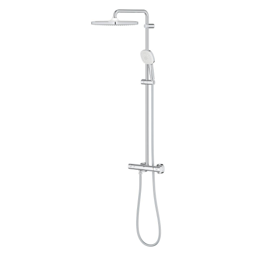 Душевая система з термостатом для настінного монтажу Grohe Tempesta System 250 Cube (26689001)