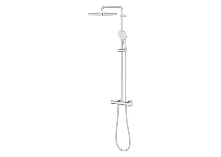 Душевая система з термостатом для настінного монтажу Grohe Tempesta System 250 Cube (26689001)