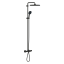 Душевая система настенного монтажу з термостатом для ванни Grohe Tempesta System 250 Cube (266912431)