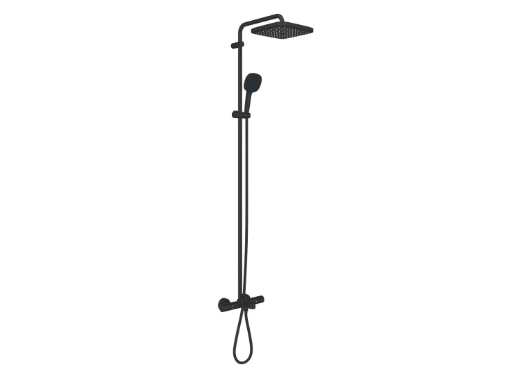 Душевая система настенного монтажу з термостатом для ванни Grohe Tempesta System 250 Cube (266912431)