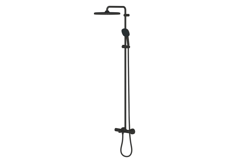 Душевая система настенного монтажу з термостатом для ванни Grohe Tempesta System 250 Cube (266912431)