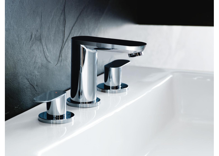 Смеситель для раковины Grohe Eurosmart Cosmopolitan на три отверстия S-Size (20187000)