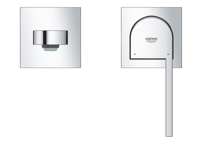 Змішувач для раковини на 2 отвори, Grohe Plus M-Size (29303003)