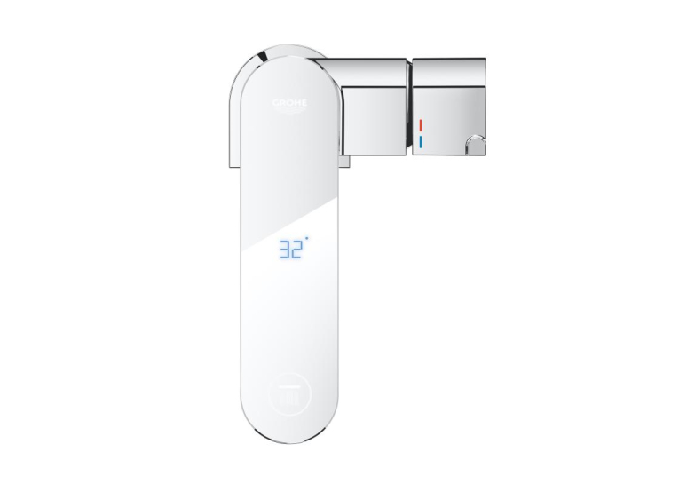Одноважільний змішувач для раковини Grohe Plus із температурним дисплеєм, M-Size (23958003)