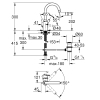 Одноважільний змішувач для раковини Grohe Feel L-Size (32723001)