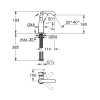 Змішувач для раковини Grohe ESSENCE 24176KF1 M-Size