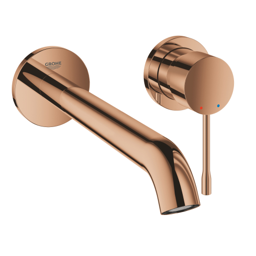 Змішувач для раковини Grohe Essence на 2 отвори L-Size (29193DA1) Бронза