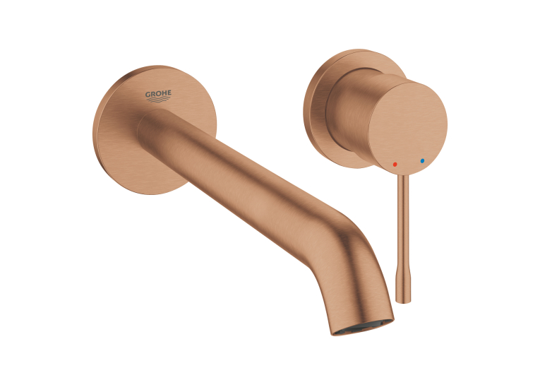 Змішувач для раковини Grohe Essence на 2 отвори L-Size (29193DL1) Бронза матова