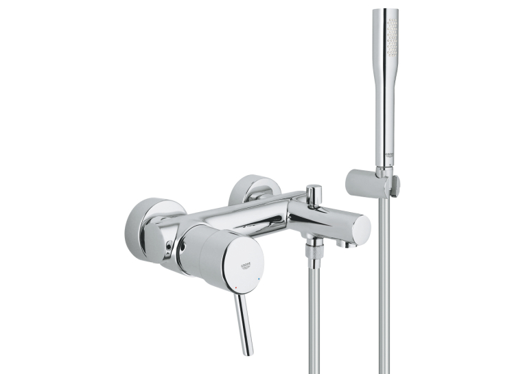 Смеситель однорычажный для ванны с душевым гарнитуром Grohe Concetto (32212001)