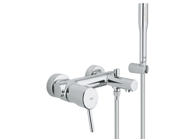 Смеситель однорычажный для ванны с душевым гарнитуром Grohe Concetto (32212001)