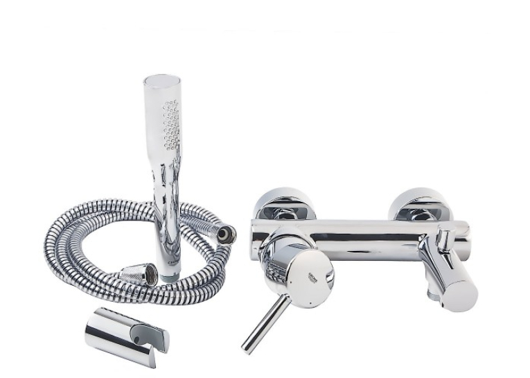 Смеситель однорычажный для ванны с душевым гарнитуром Grohe Concetto (32212001)