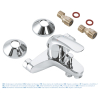 Однорычажный смеситель для ванны Grohe Euroeco (32743000)