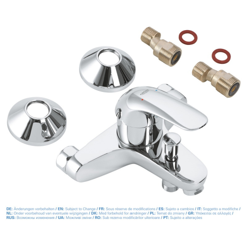 Однорычажный смеситель для ванны Grohe Euroeco (32743000)