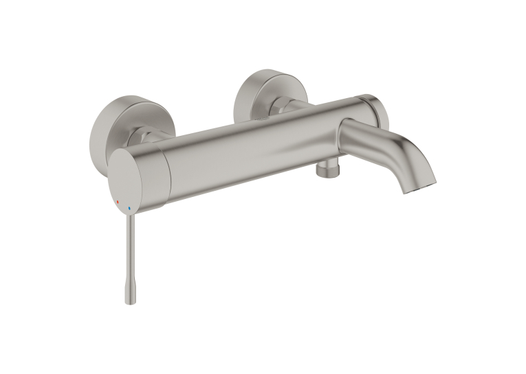 Однорычажный смеситель для ванны Grohe Essence (33624DC1) Сталь