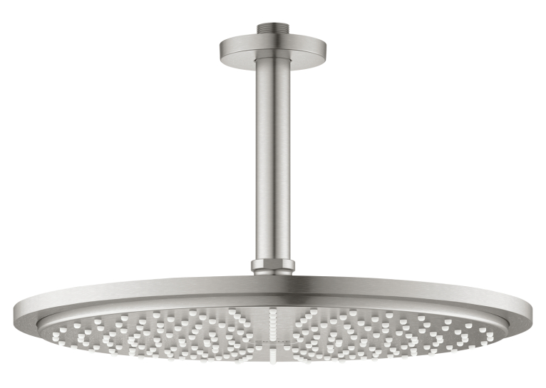 Верхний душ Grohe Rainshower Cosmopolitan 310 с душевым кронштейном 142 мм (26067DC0) Сталь