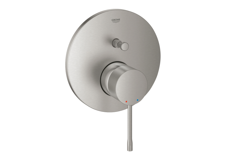 Одноважільний змішувач Grohe Essence на 2 виходи (24167DC1) Графіт