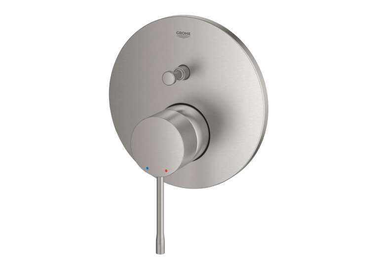 Одноважільний змішувач Grohe Essence на 2 виходи (24167DC1) Графіт