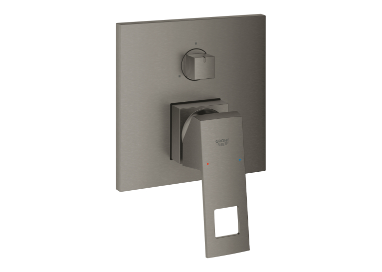 Змішувач одноважільний Grohe Eurocube з перемикачем на 3 положення (24094AL0) Графіт матовий
