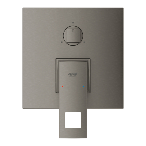 Однорычажный смеситель Grohe Eurocube с переключателем на 3 положения (24094AL0) Графит матовый