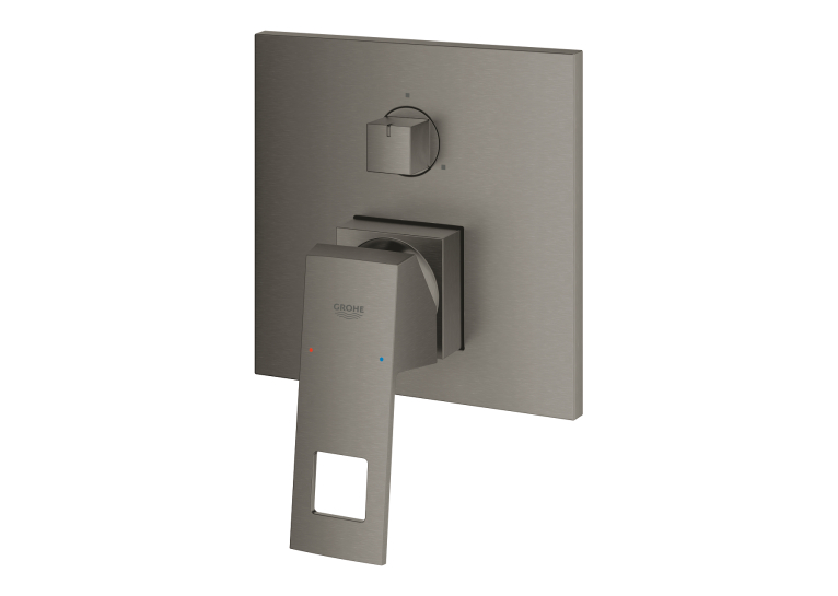 Змішувач одноважільний Grohe Eurocube з перемикачем на 3 положення (24094AL0) Графіт матовий