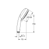 Ручний душ Grohe Vitalio Comfort 100 2 режими струменю (26397000)