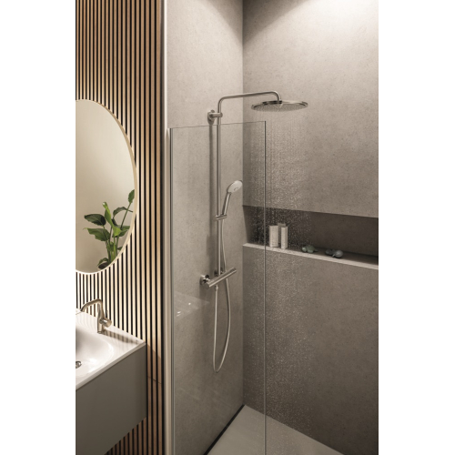 Душевая система с термостатом для настенного монтажа Grohe Euphoria System 310 (26075DC0) Сталь