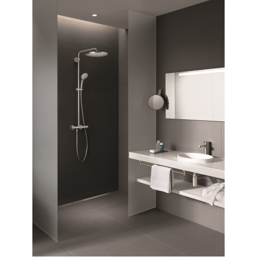 Душевая система с термостатом для настенного монтажа Grohe Euphoria System 310 (26075DC0) Сталь