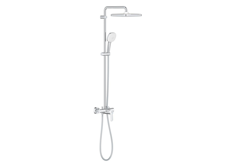 Душова система із одноважільним змішувачем настінного монтажу Grohe Tempesta System 250 Cube (26692001)