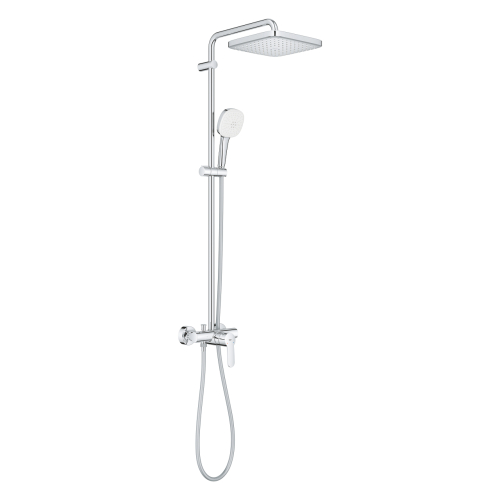 Душова система із одноважільним змішувачем настінного монтажу Grohe Tempesta System 250 Cube (26692001)