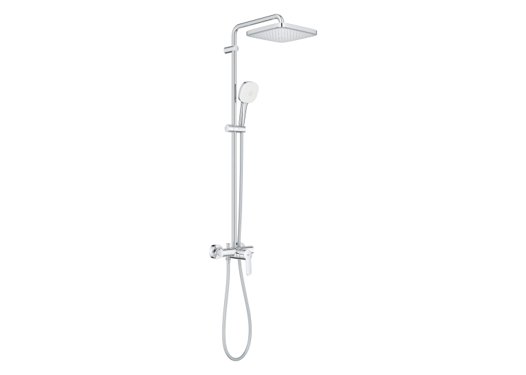 Душова система із одноважільним змішувачем настінного монтажу Grohe Tempesta System 250 Cube (26692001)
