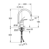 Однорычажный смеситель для мойки Grohe Euroeco (32752000)
