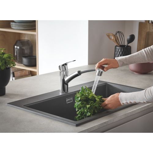 Одноважільний змішувач для мийки Grohe Eurosmart (30305001)