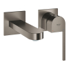 Змішувач для раковини Grohe Plus на 2 отвори, M-Size (29303AL3) Графіт матовий