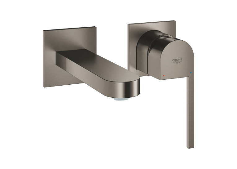 Змішувач для раковини Grohe Plus на 2 отвори, M-Size (29303AL3) Графіт матовий