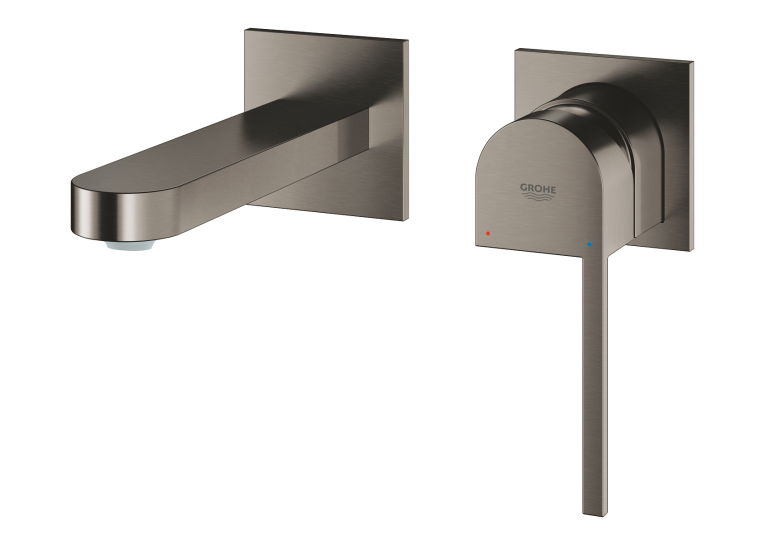 Смеситель для раковины Grohe Plus на 2 отверстия, M-Size (29303AL3) Графит матовый