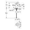Однорычажный смеситель для раковины Grohe BauEdge S-Size (32858000)