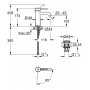 Одноважільний змішувач для раковини Grohe Essence New S-Size + нажимний донний клапан (24179001)