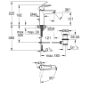 Однорычажный смеситель для раковины Grohe Start M-Size (23552002)